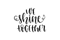 We Shine Together Svg Cut File Product Image 1