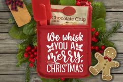 We whisk you a merry SVG, Christmas Potholder SVG Design Product Image 3
