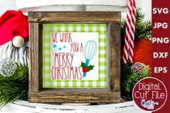 We Whisk You A Merry Christmas Buffalo Plaid Farmhouse Svg Product Image 1