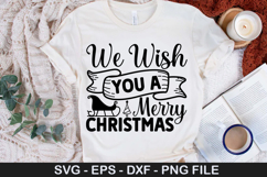 We Wish You a Merry Christmas SVG - Christmas Design Product Image 1