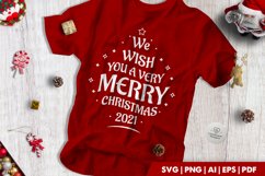 Christmas SVG | We Wish You a Merry Christmas 2021 Product Image 1