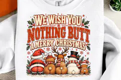We Wish You Nothing But a Merry Christmas PNG Product Image 2