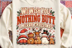 We Wish You Nothing But a Merry Christmas PNG Product Image 4