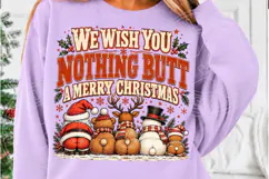 We Wish You Nothing But a Merry Christmas PNG Product Image 5