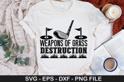 Weapons of grass destruction - Sports SVG Design Product Image 1