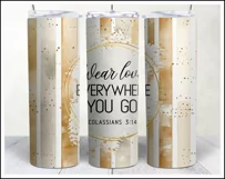 Christian Tumbler Sublimation Designs PNG Wrap Product Image 4