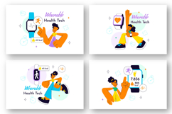 10 Wearable Health Tech Illustration Product Image 2
