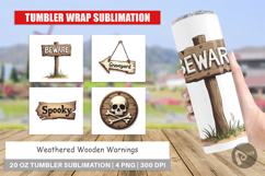 Wooden Warnings Tumbler Product Image 1