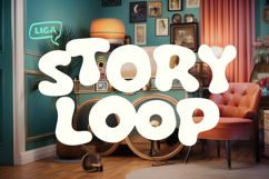 Weathy Groovy Playful Retro Bubble Display Font Product Image 2