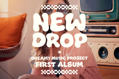 Weathy Groovy Playful Retro Bubble Display Font Product Image 5