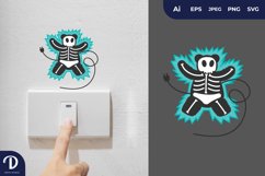Bear Electrocuted Sticker Product Image 1