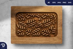 Leaves Piled Up Pattern Illustration Papercut Product Image 1