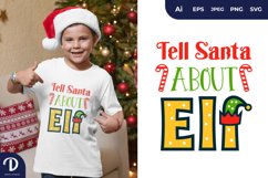 Tell Santa About Elf Illustration Product Image 1
