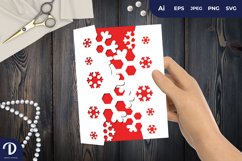 Snowflakes Gate Papercut Template Product Image 1