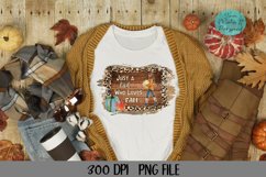 Just A Girl Who Loves Fall, Brunette Girl, For Sublimation Product Image 1