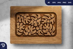 Leaves Piled Up Pattern Illustration Papercut Product Image 1