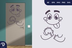 Delicious Expression Door Sticker Product Image 1