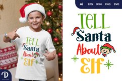 Tell Santa About Elf Illustration Product Image 1