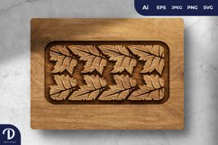 Leaves Piled Up Pattern Illustration Papercut Product Image 1