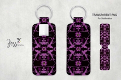 Ornate Hummingbird Lip Balm Holder Sublimation Design Product Image 4