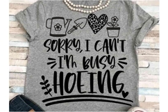 Sarcasm SVG DXF JPEG Silhouette Cameo Cricut garden hoeing Product Image 1