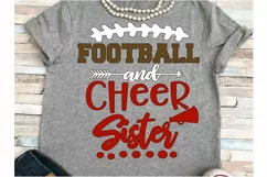 Cheer SVG DXF Silhouette Cameo Cricut football sister group Product Image 1