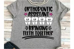 Dental SVG DXF JPEG Silhouette Cameo Cricut Hygienist teeth Product Image 1