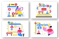 10 Website Maintenance Illustration Product Image 3