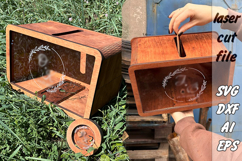 Wedding BUNDLE|Gift card box|Wishes|Laser Cut| SVG Product Image 3