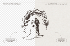 Hand-Drawn Wedding Vector Bundle Product Image 2