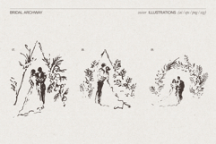 Hand-Drawn Wedding Vector Bundle Product Image 5