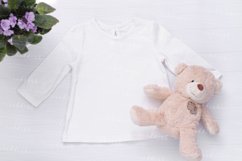 Baby shirt long sleeve mockup JPG 300 dpi, kids mockup Product Image 1