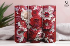 Wedding 3D Flowers Tumbler Sublimation Bundle Product Image 2