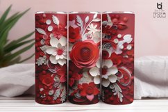 Wedding 3D Flowers Tumbler Sublimation Bundle Product Image 11