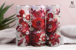 Wedding 3D Flowers Tumbler Sublimation Bundle Product Image 7