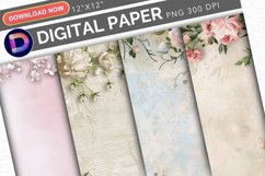 Wedding Digital Paper Product Image 1