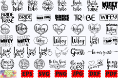 Wedding SVG | Mr And Mrs SVG | Bride SVG | Save The Date SVG Product Image 4