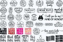 Wedding SVG | Mr And Mrs SVG | Bride SVG | Save The Date SVG Product Image 7