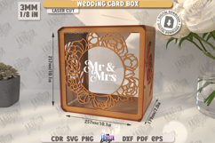 Wedding Card Box Laser Cut Bundle, Wooden Floral Drop Box Product Image 10