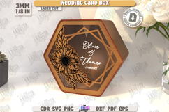 Wedding Card Box Laser Cut Bundle, Wooden Floral Drop Box Product Image 5