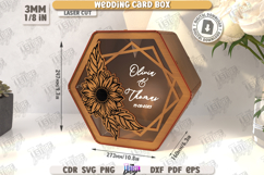 Wedding Card Box Laser Cut Bundle, Wooden Floral Drop Box Product Image 14