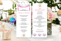 Wedding Program Template, Ceremony Program Product Image 1