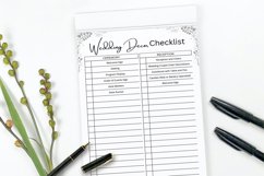 Wedding Decor Checklist, Wedding To Do List Product Image 3