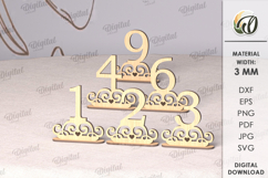 Wedding decors Bundle Laser Cut. Wedding Design SVG Product Image 3