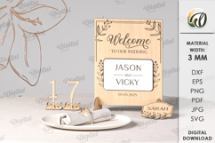Wedding decors Bundle Laser Cut. Wedding Design SVG Product Image 8
