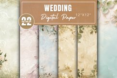Wedding Digital Paper Bundle Product Image 1