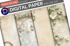 Wedding Digital Paper Product Image 1