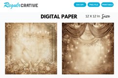 Wedding Fantasy Digital Paper, Wedding Background Product Image 1
