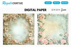 Wedding Fantasy Digital Paper, Wedding Background Product Image 1