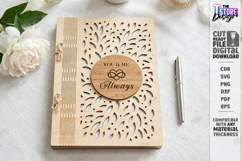 Wedding Guest Bookd Laser Cut Bundle | Wood Photo Album SVG Product Image 16